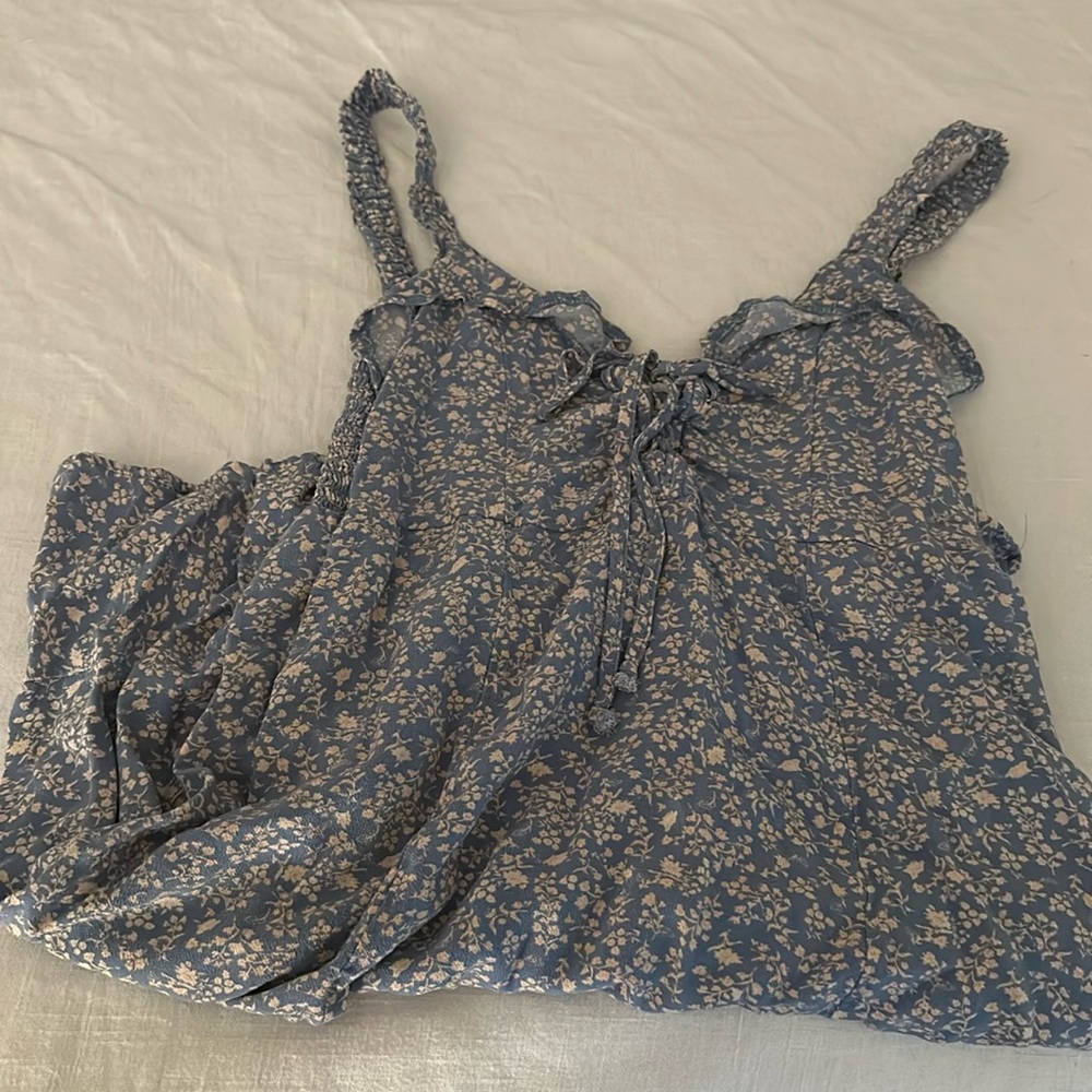 american eagle tie front dress